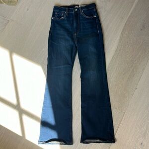 Rag & Bone Casey High Rise Ankle Flare Blue Jeans